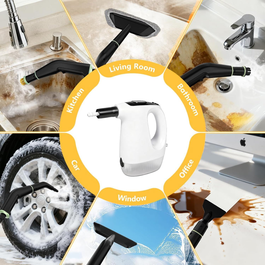 Nettoyeur à vapeur portatif 10 en 1 - Nettoyeur à vapeur portable avec Mop - Steamer Clea