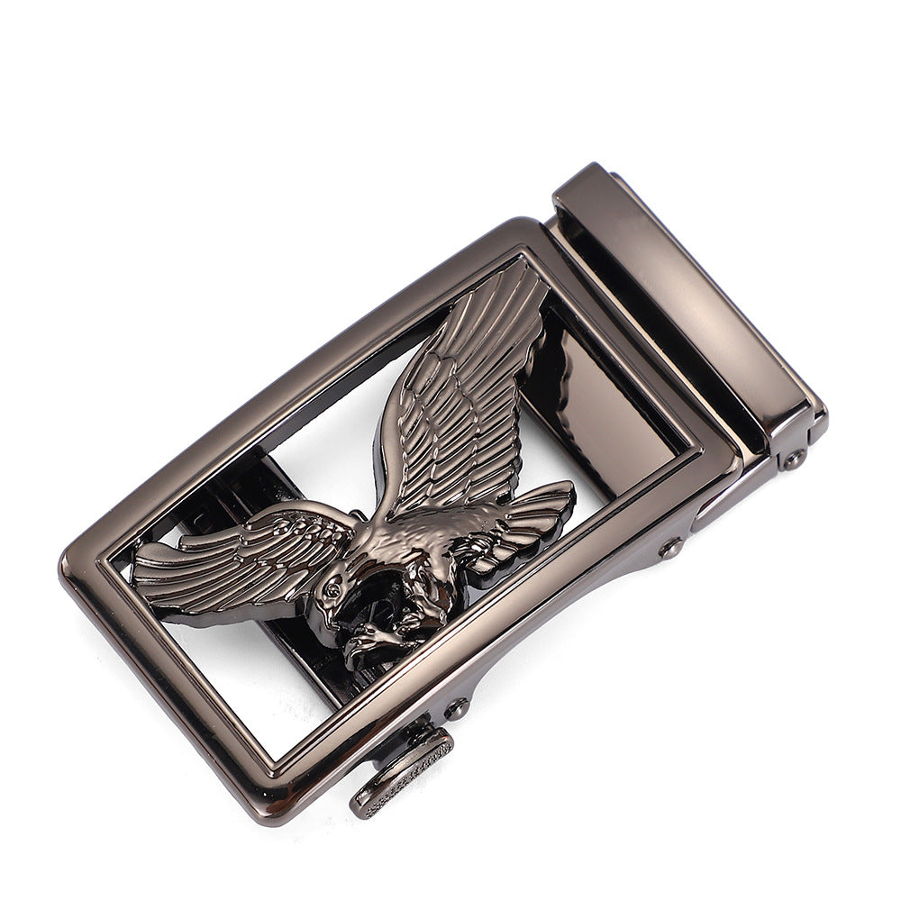 Ceinture en cuir véritable pour hommes avec boucle automatique Premium