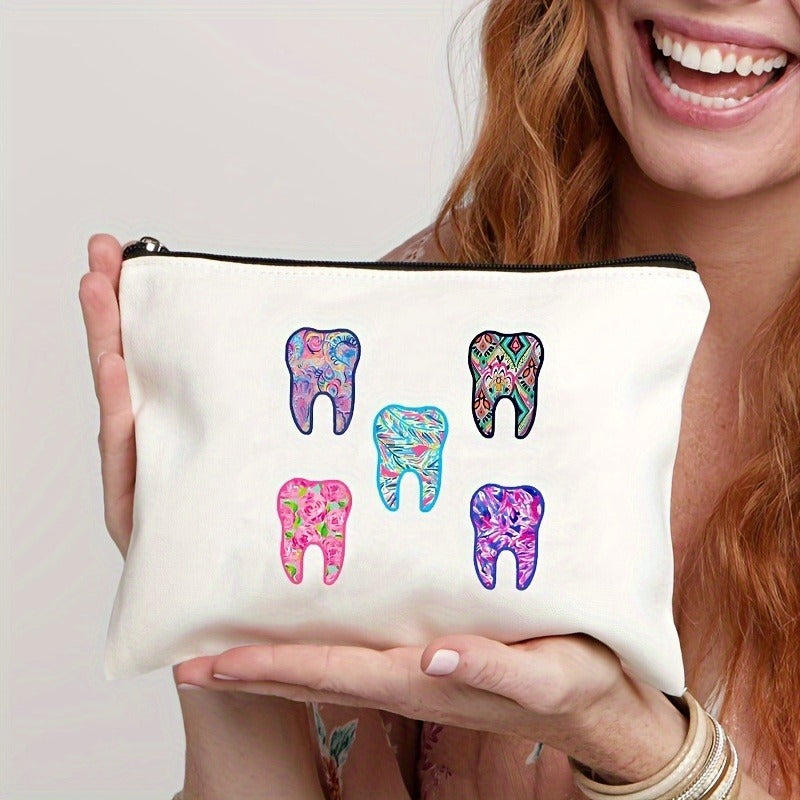 Poche zippée en toile pour enfants