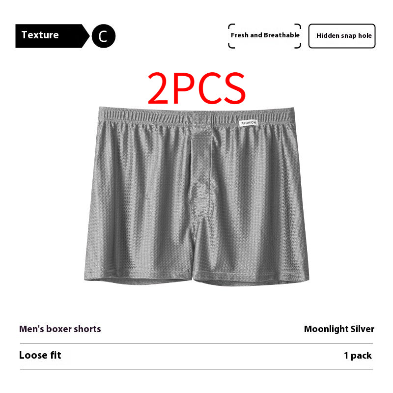 Pantalon en soie glacée Pantalon en nylon Boxers en soie glacée pour hommes