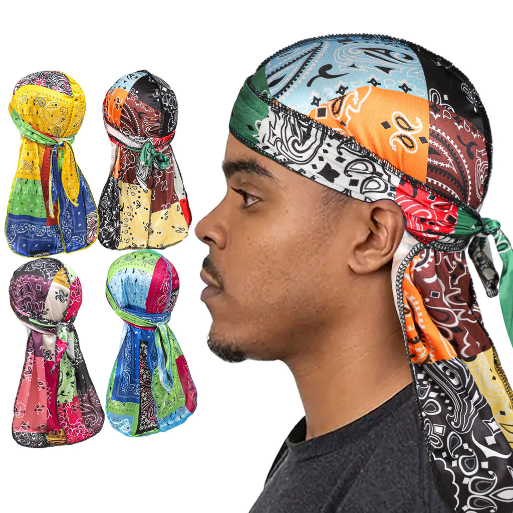Impression multicolore Chapeau Pirate Mode Homme