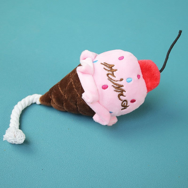 Durable dog plush toy