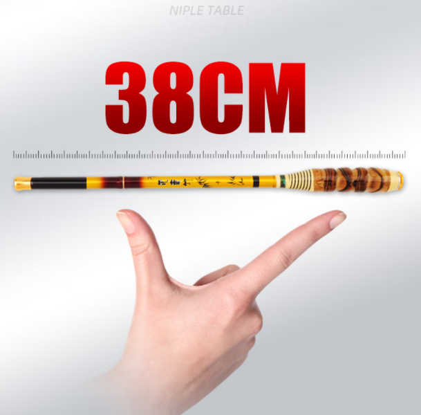Short Section Pocket Mini Portable 19 Barre de pêche réglable