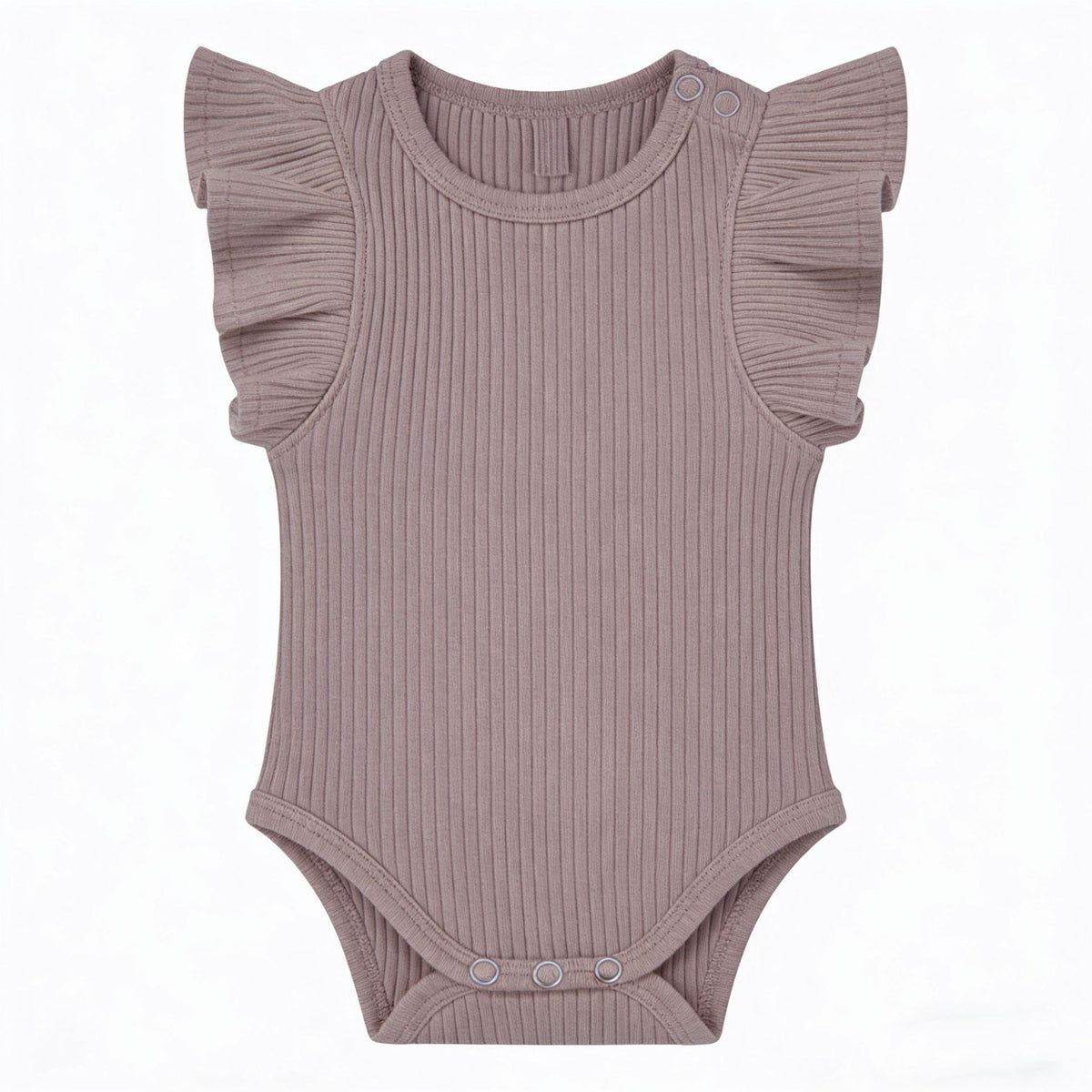 Bébé Romper tricoté à côtes