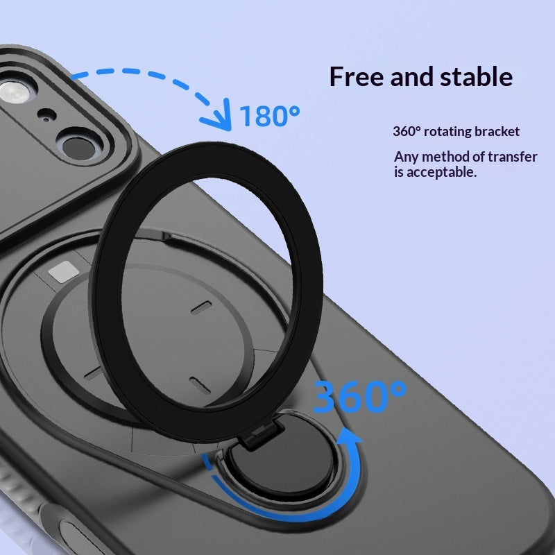 Magnetic Skin Feel Bracket Drop Housse téléphonique de preuve