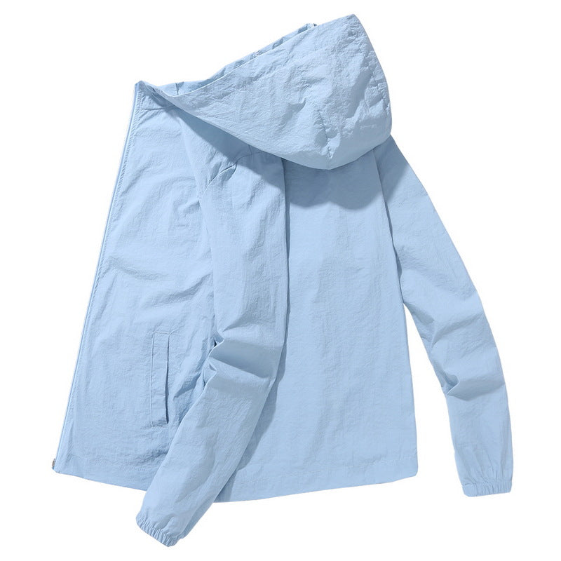 Vêtements de protection solaire à capuchon à la mode Plus-taille