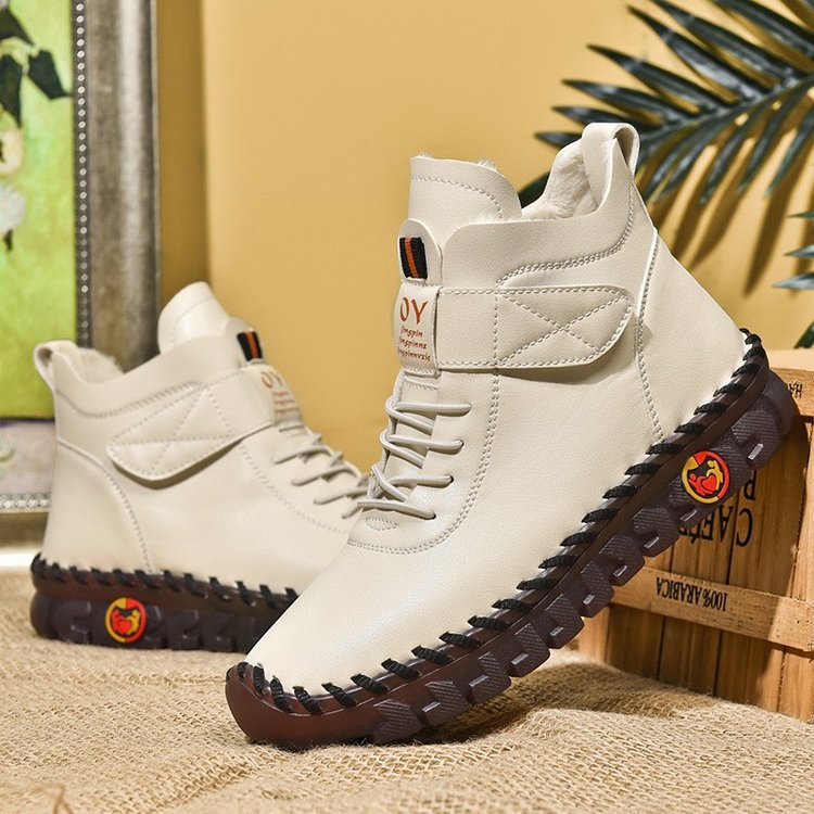Bottes de coton souple et confortable à la mode