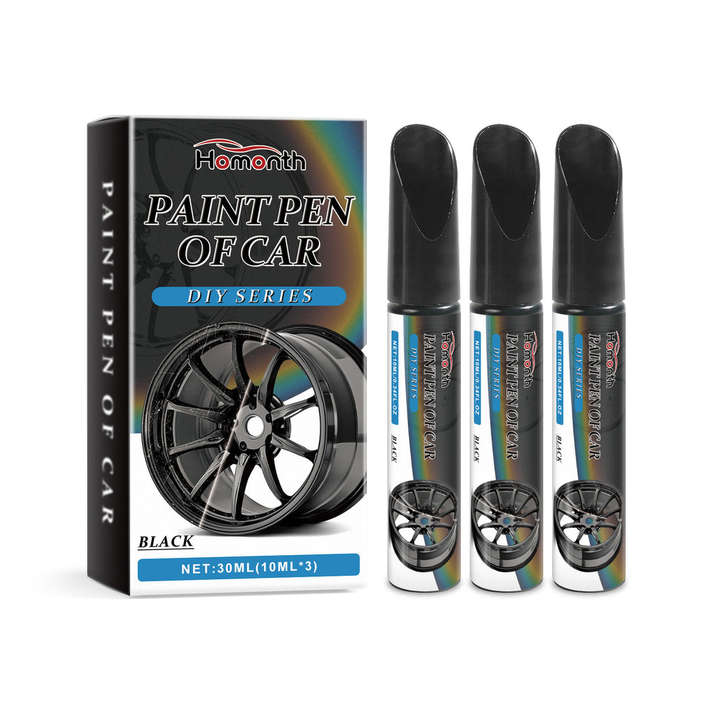 Stylo d'entretien égratignure de roue de voiture noir Homesh - Suppression des éraflures de peinture de voiture