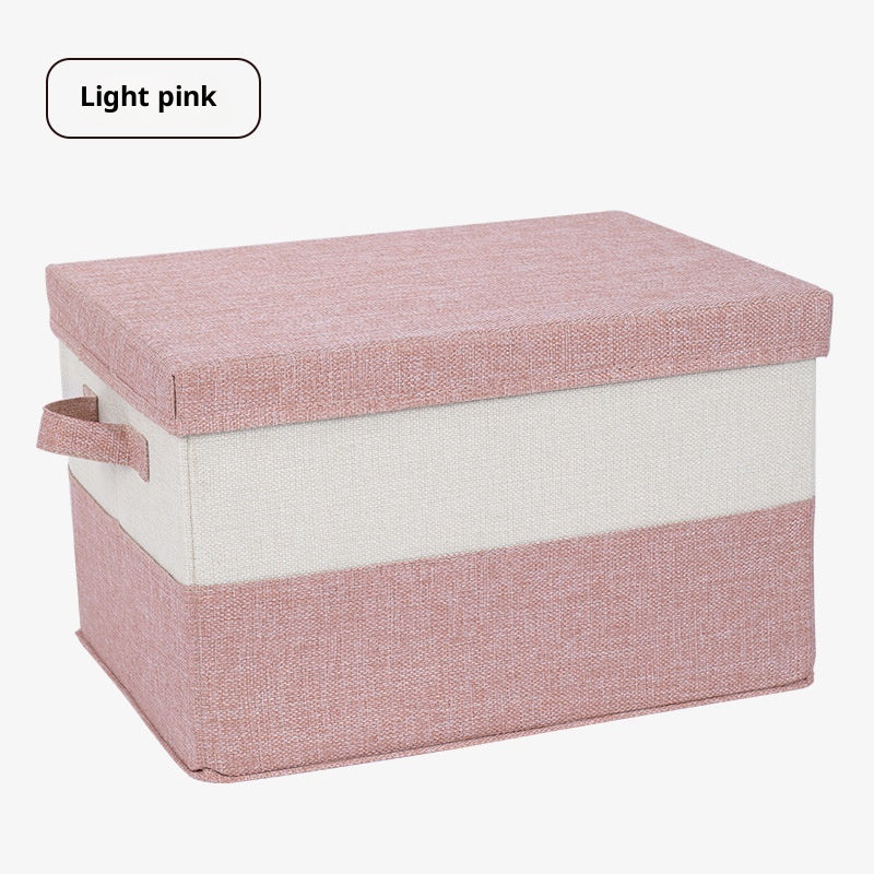 Boîte de rangement surdimensionnée à deux tons pour vêtements