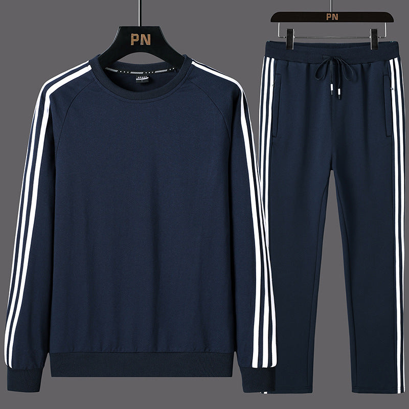 Sweatshirt et sweatpants en deux pièces pour hommes