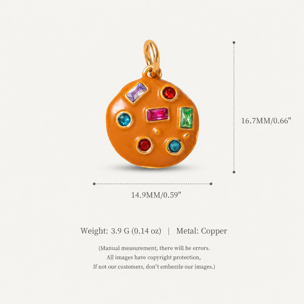 Gourmet Dessert Cookie and Cake Style Pendentif