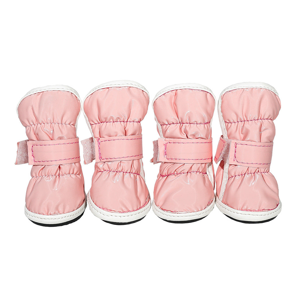 Chaussures de chien d'hiver Teddy Bichon Schnauzer Petites bottes de chien de neige imperméables Et Antifr