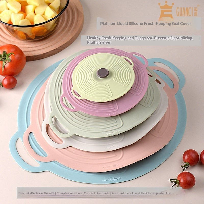 Couvercle de silicone de qualité alimentaire