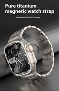 Bracelet de montre en alliage de titane magnétique pour femmes