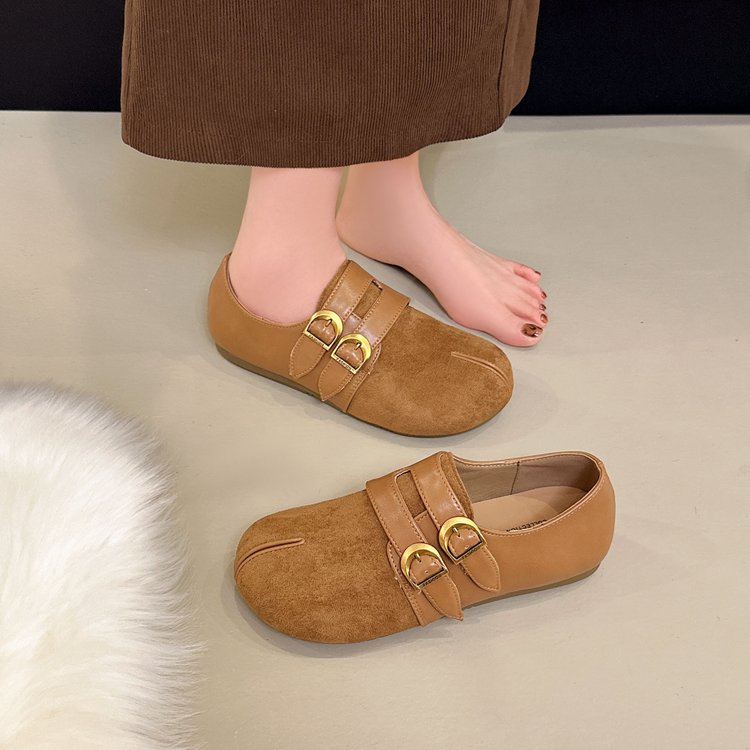 Platform Split Toe Close Toe Mules pour les femmes