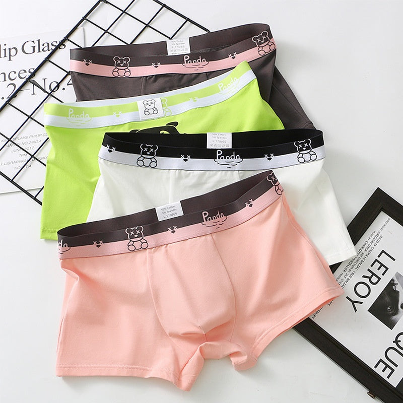 Short en boxer homme imprimé Teddy Bear respirant