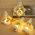 Décorations de Noël Lumières LED Boutique Fenêtre Ornements Lampe Portable pour Enfants Pendentif Cr