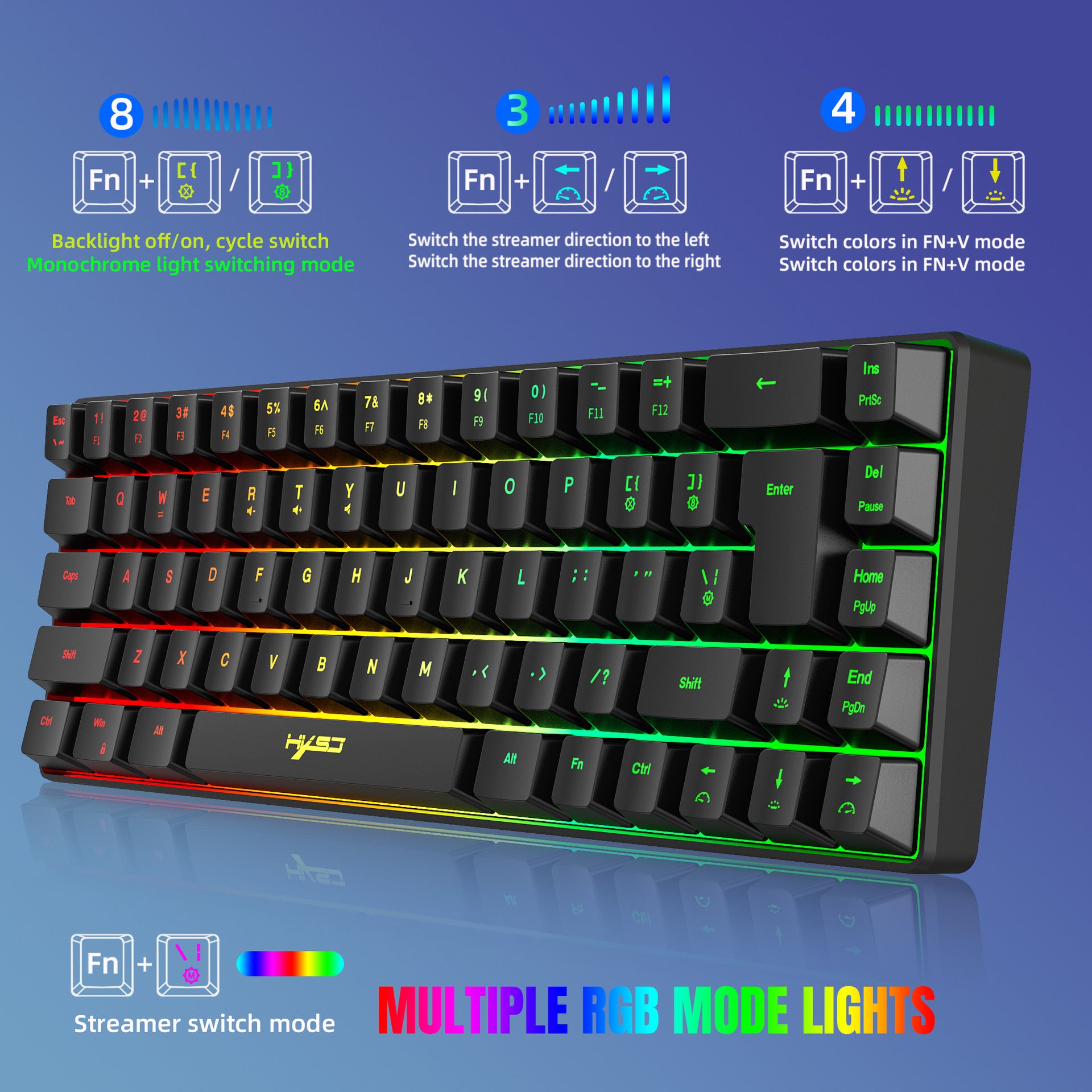 Clavier de jeu Membrane de sensation mécanique
