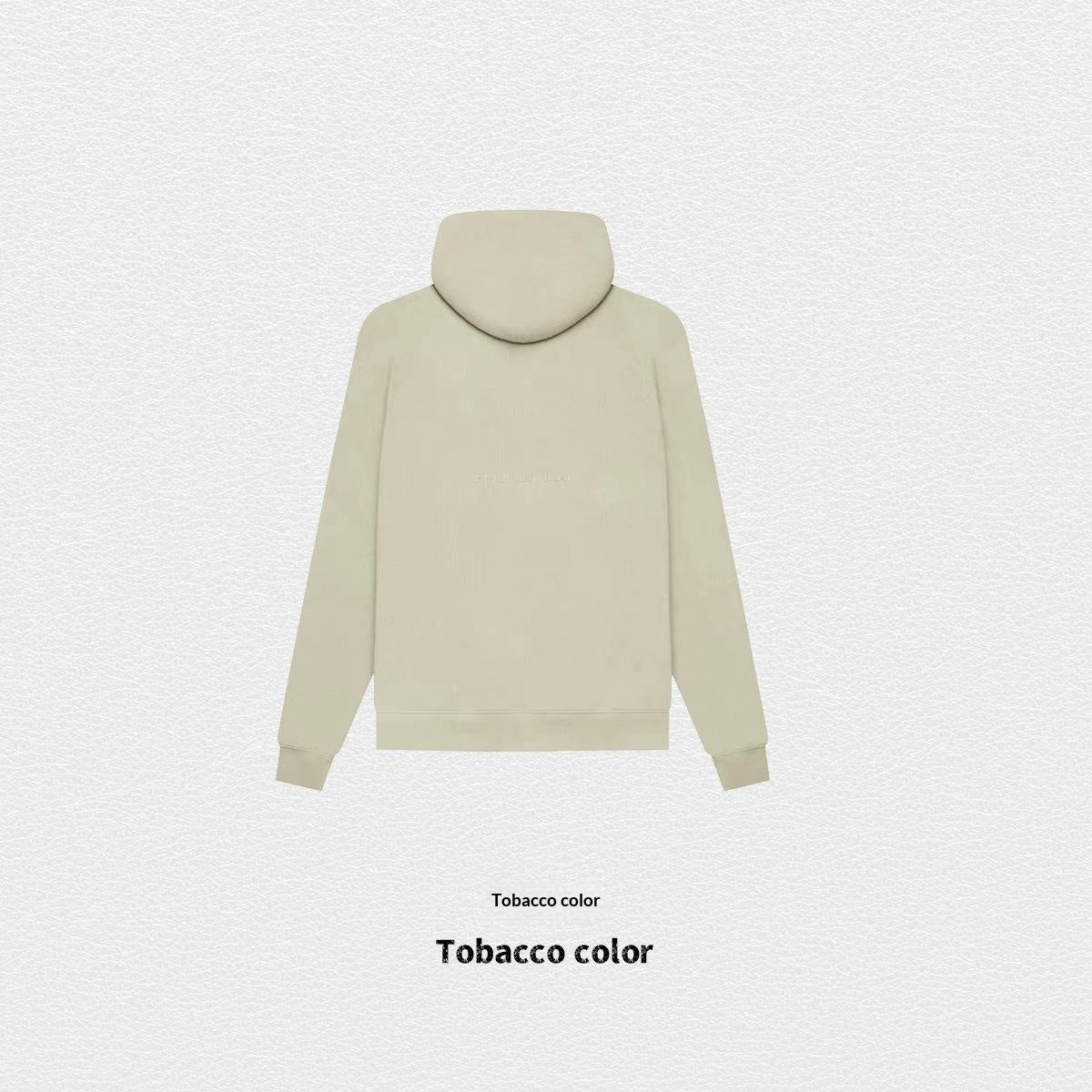 Hoodie d'automne de couleur solide doublée de polaire