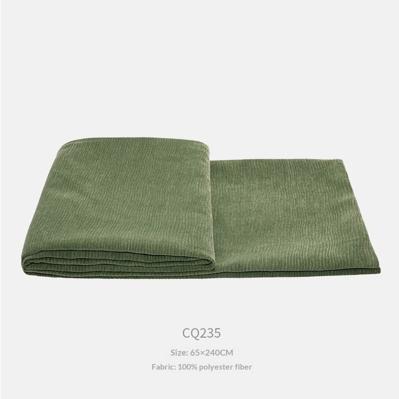 Couverture à lancer vert vintage de luxe légère