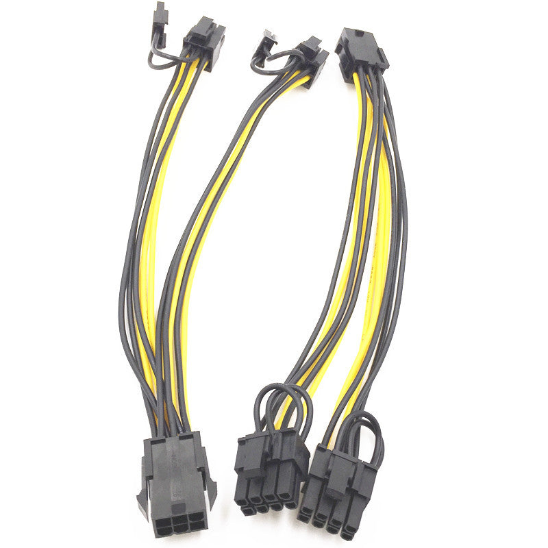 Ligne d'alimentation de carte graphique 6pin à double 8pin