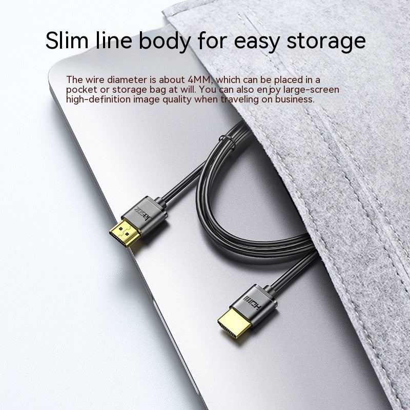 Ordinateur Portable HD mince câble flexible moniteur vidéo câble