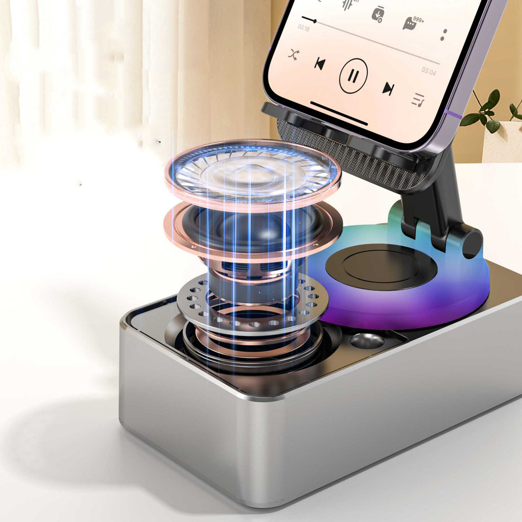 Bracket de téléphone mobile Audio deux-en-un rotatif pliable