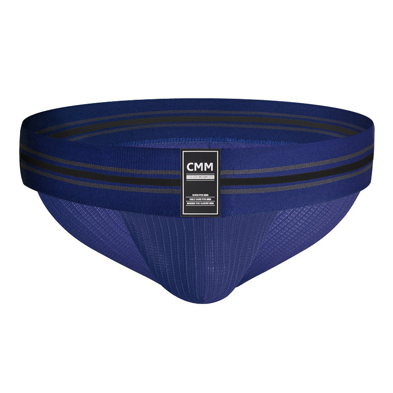 Sous-vêtements sport arc-en-ciel haute coupe ultra large pour hommes
