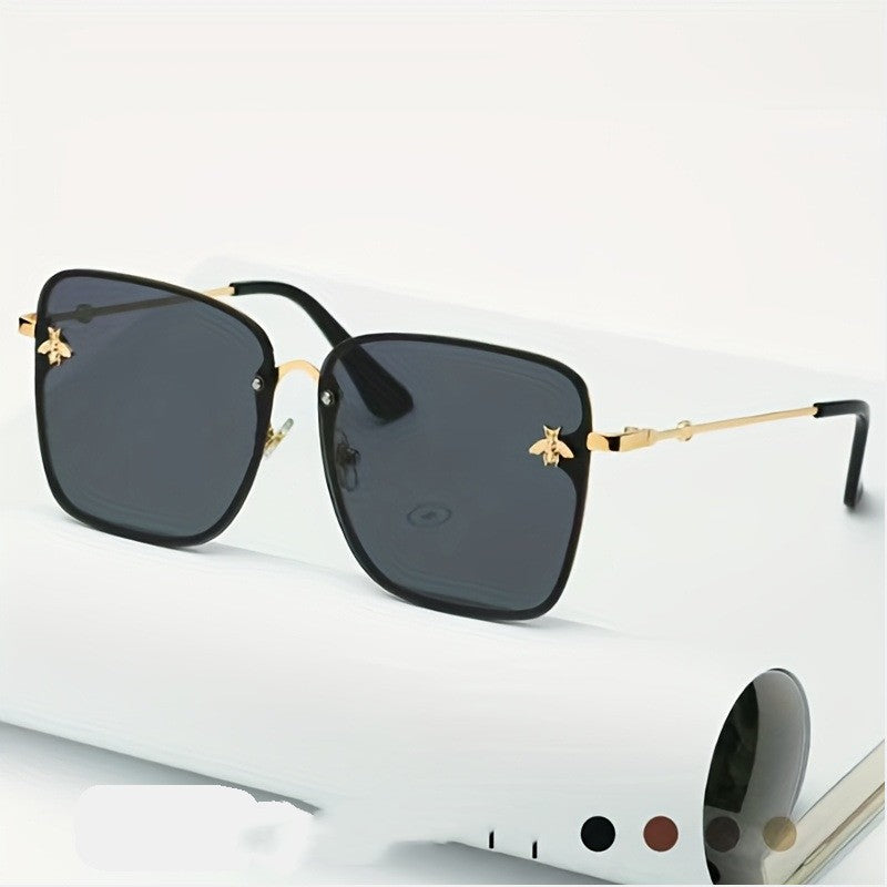 Lunettes de soleil carrées unisexes
