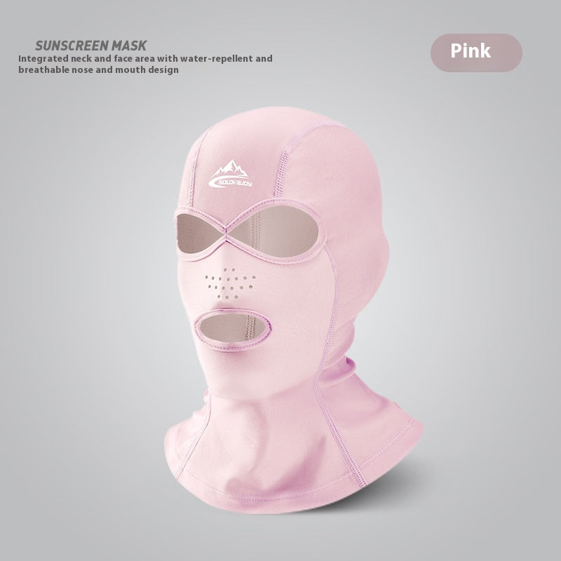 Facekini Natation Protection solaire Couverture tête Hommes et femmes Extérieur