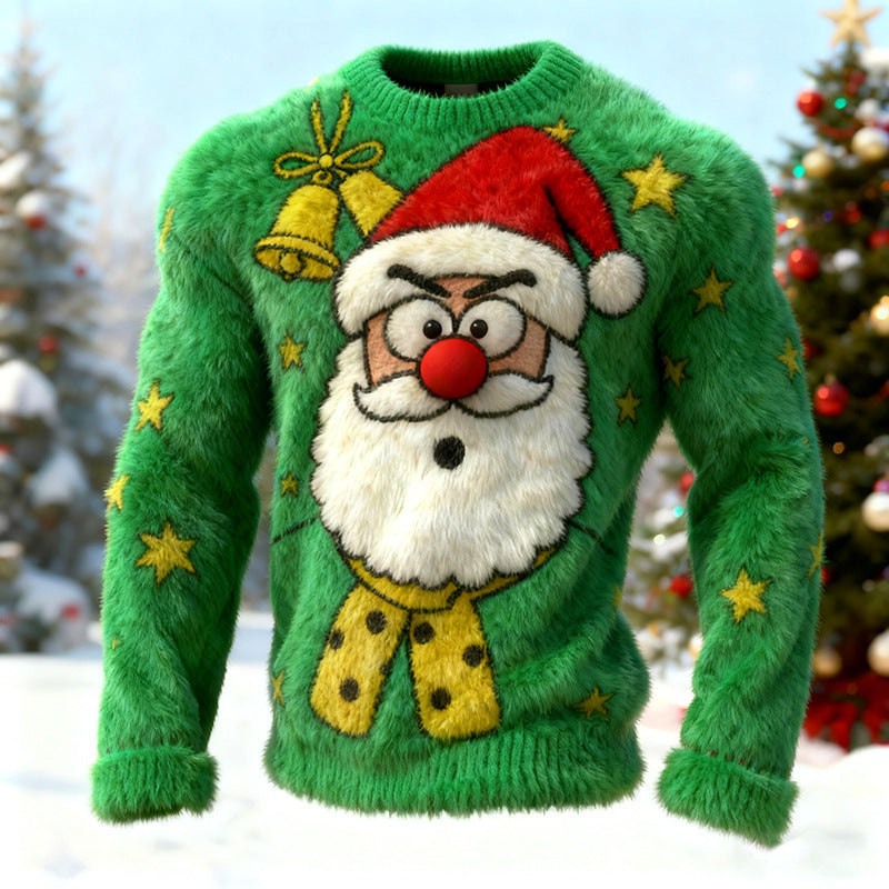 Imprimé Flannel Hoodie de Noël pour femmes