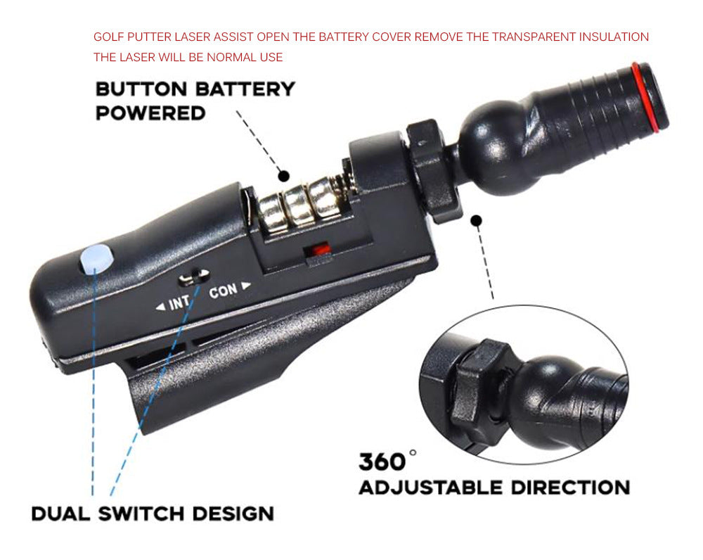 Golf Push Rod Laser Visage Instrument Vue laser