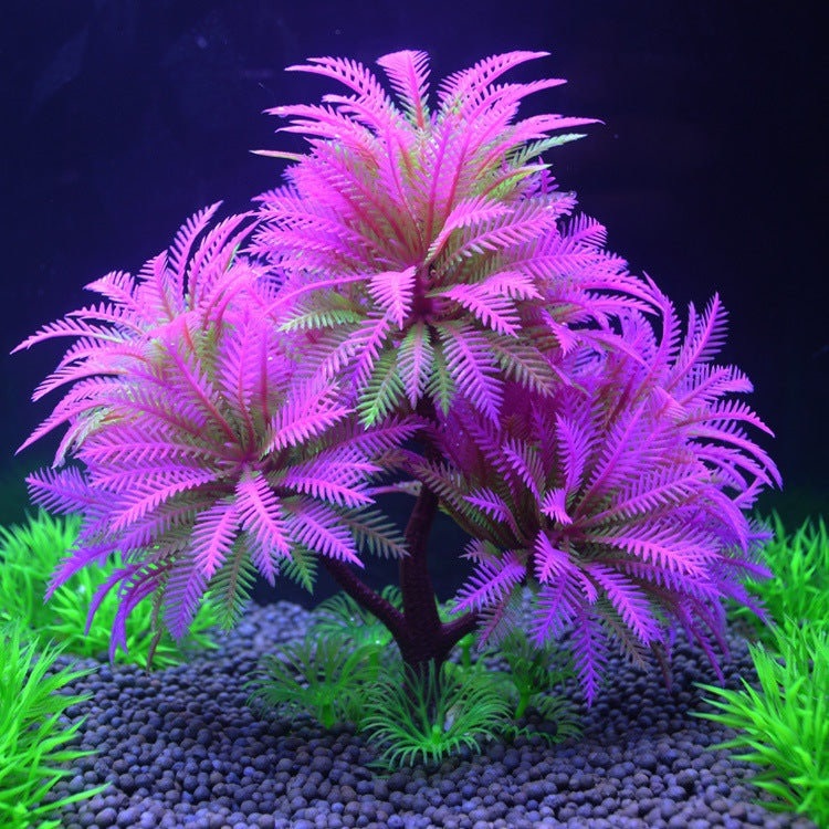 Fish Tank Landscape Artificial Water Grass Tree Landscape Simulation Aquarium décoratif P