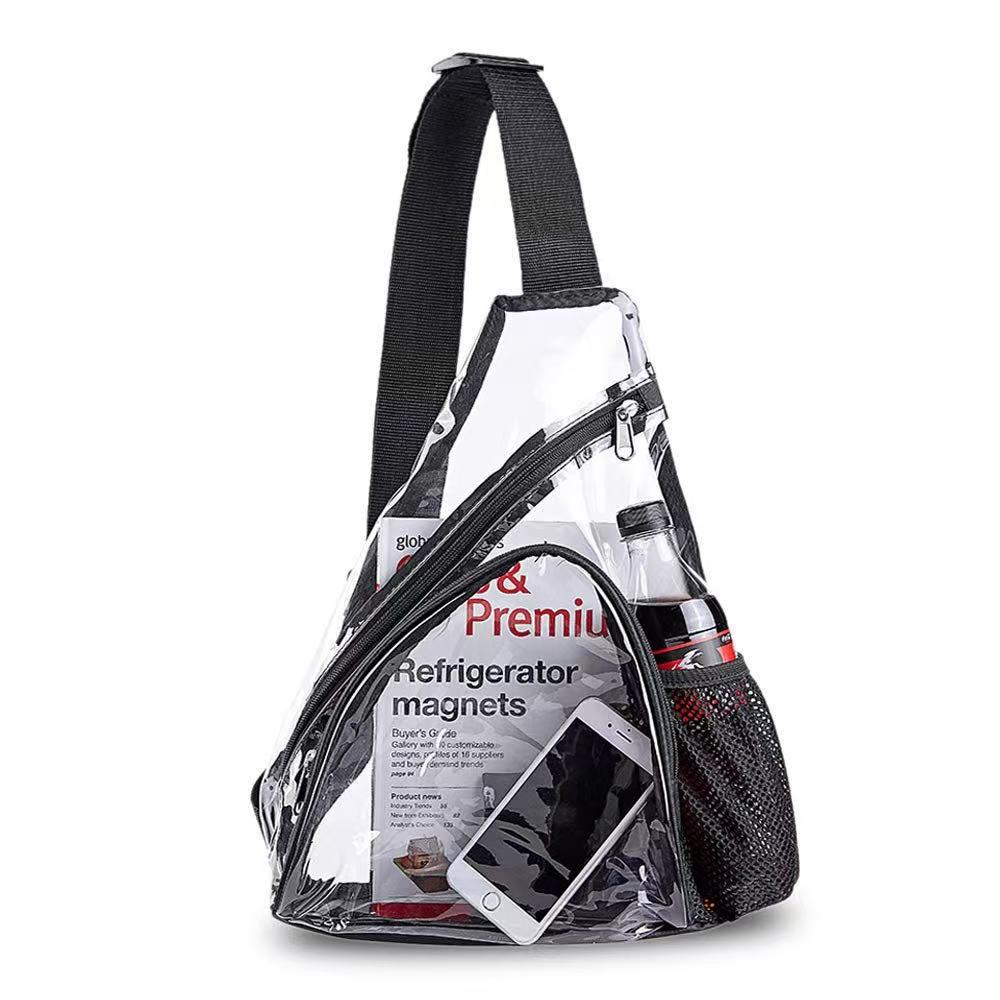 Sac transparent en plastique à épaule unique Portable Et grande capacité