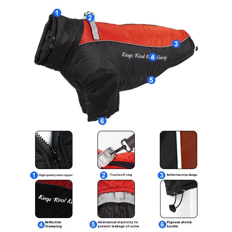 Vêtements chauds pour chiens polaires