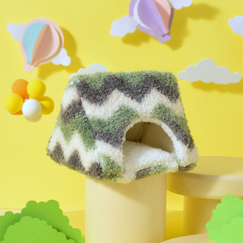 Pet hamster Nest Fleece-lined chaud coton Pet Nest hamster