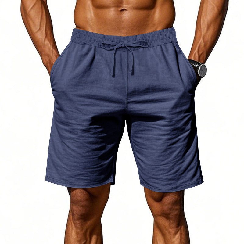 Short homme Summer Thin Beach Casual Loose Short cinq points Homme's Outer Wear