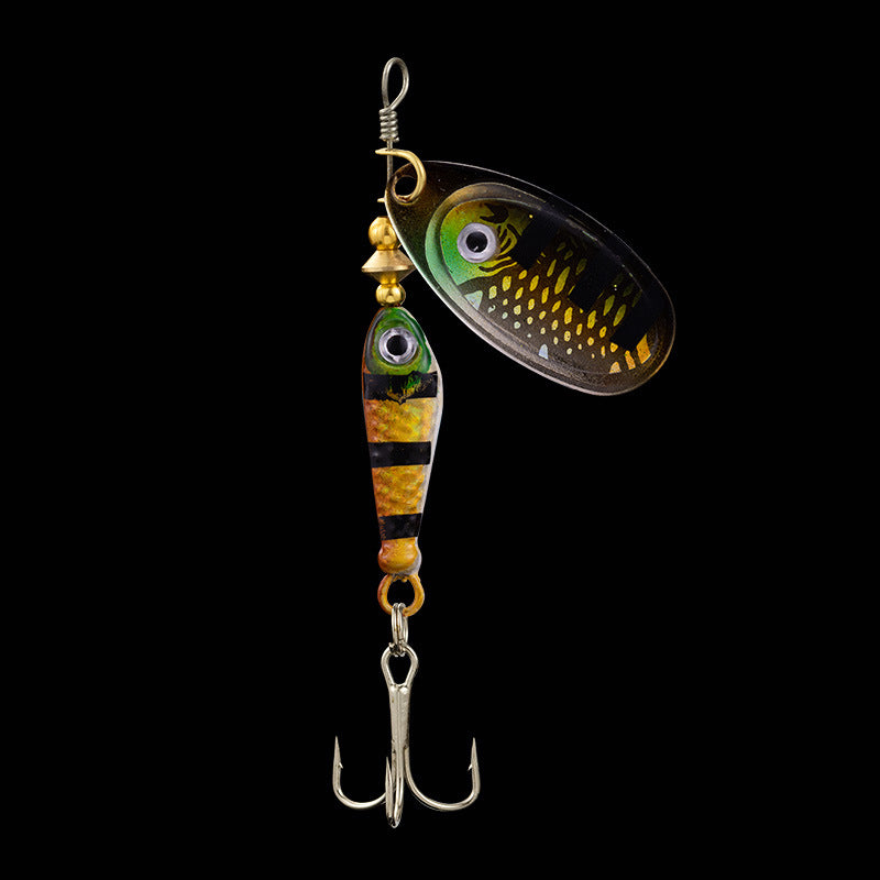 Paillettes rotatives Pointage manuel Pièce composite Simulation Lure Lure
