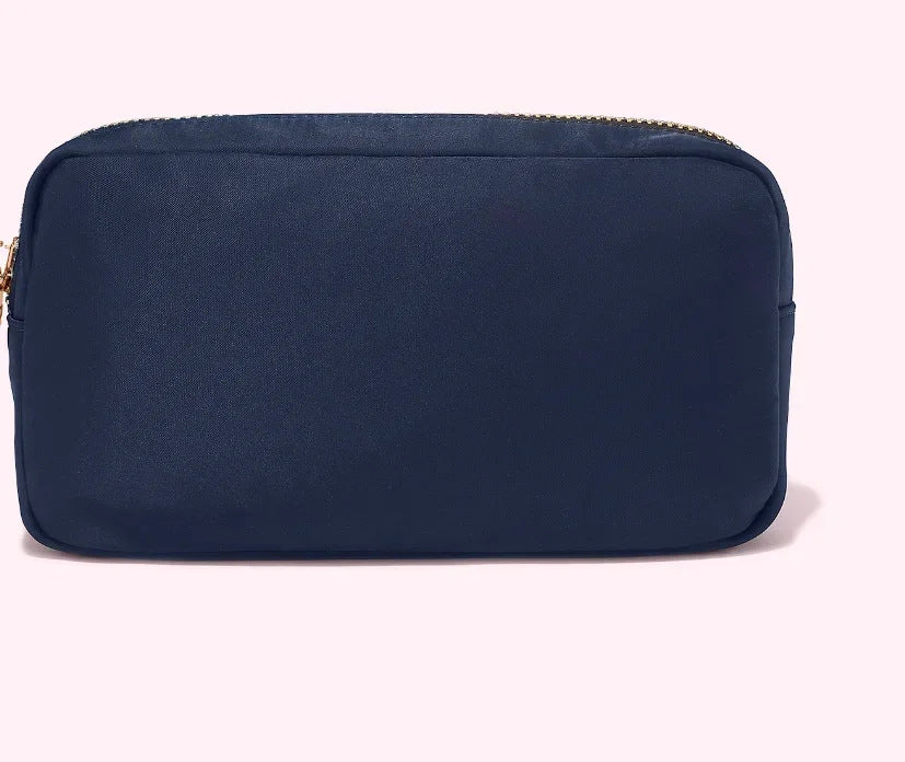 Sac de maquillage en nylon imperméable à l'eau à grande capacité