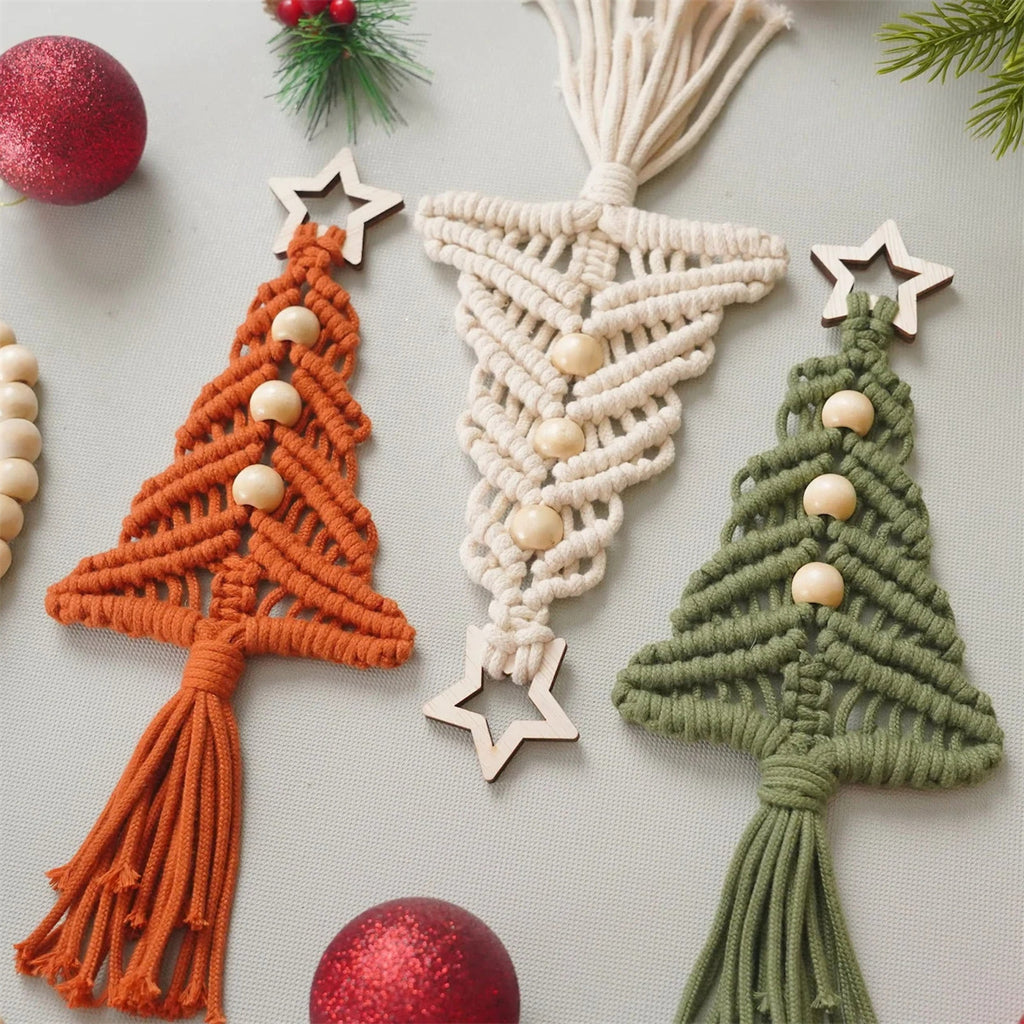 Ornements d'arbre de Noël de style bohème pour les fêtes