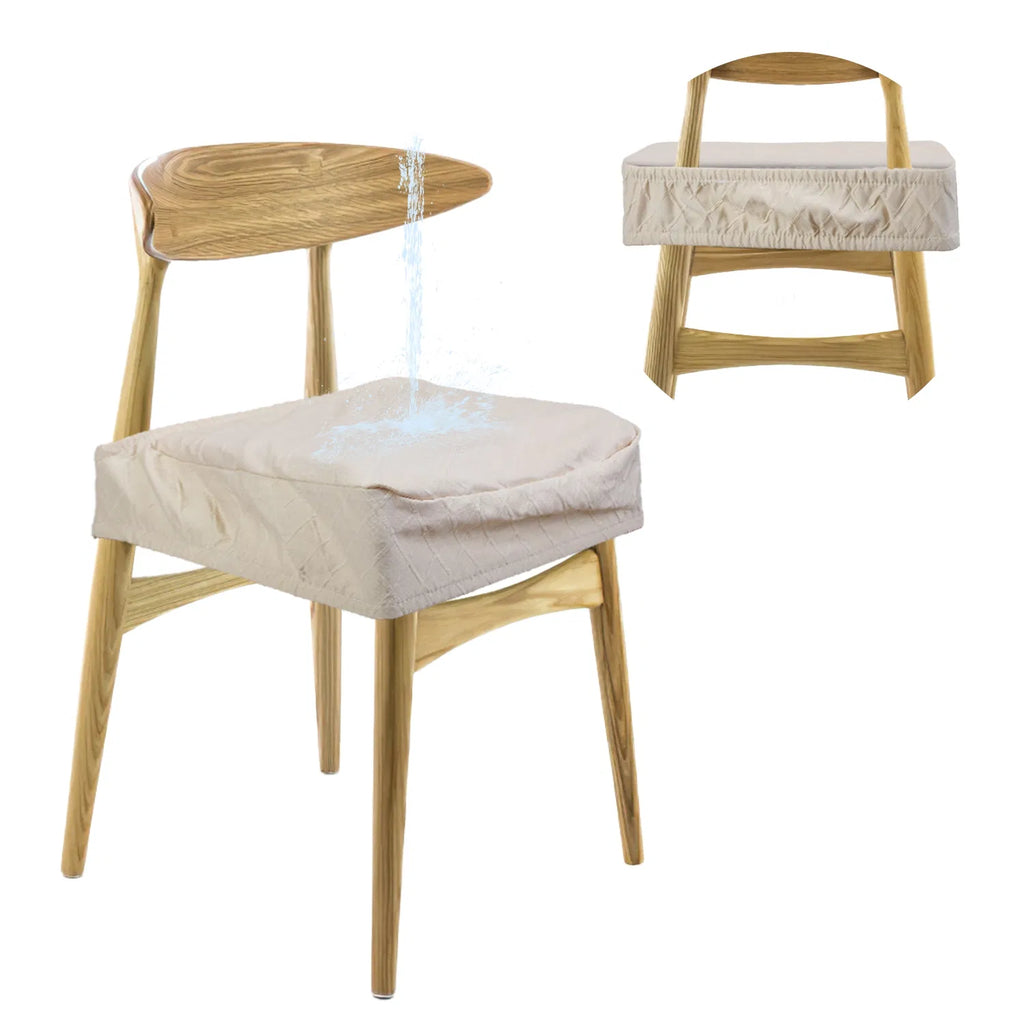 4Pack étanche chaise à manger Slipcovers chaise étirante assise Slipcovers amovible lavable