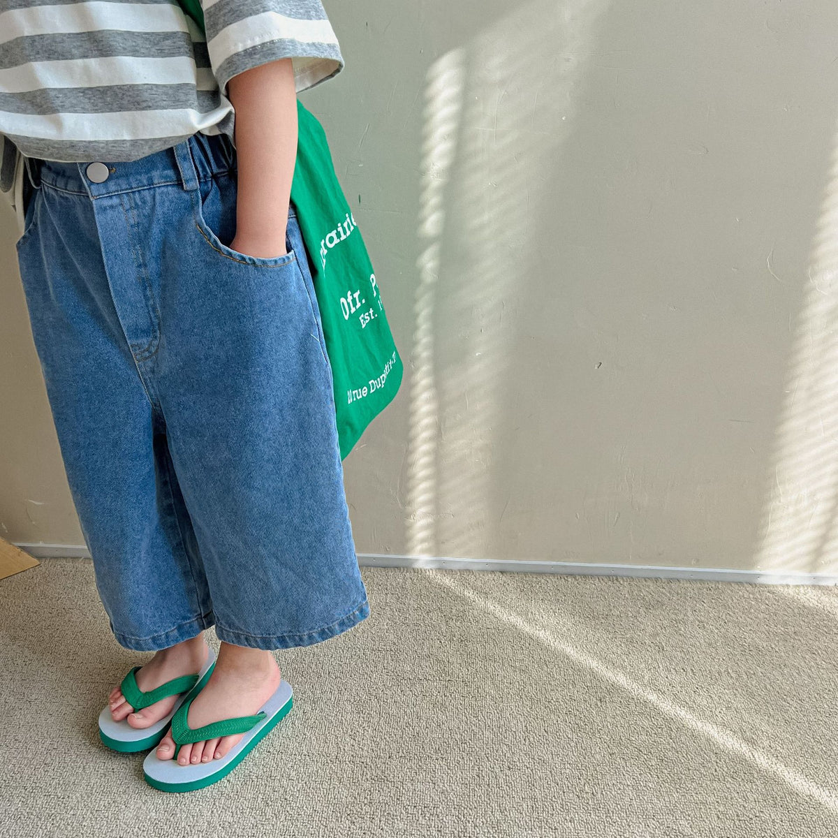 Jeans à jambes larges pour enfants