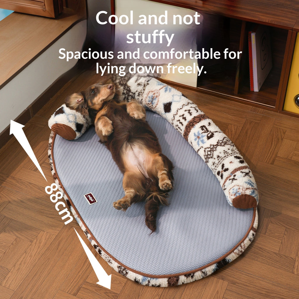 Maison de chien de refroidissement d'été avec amovible