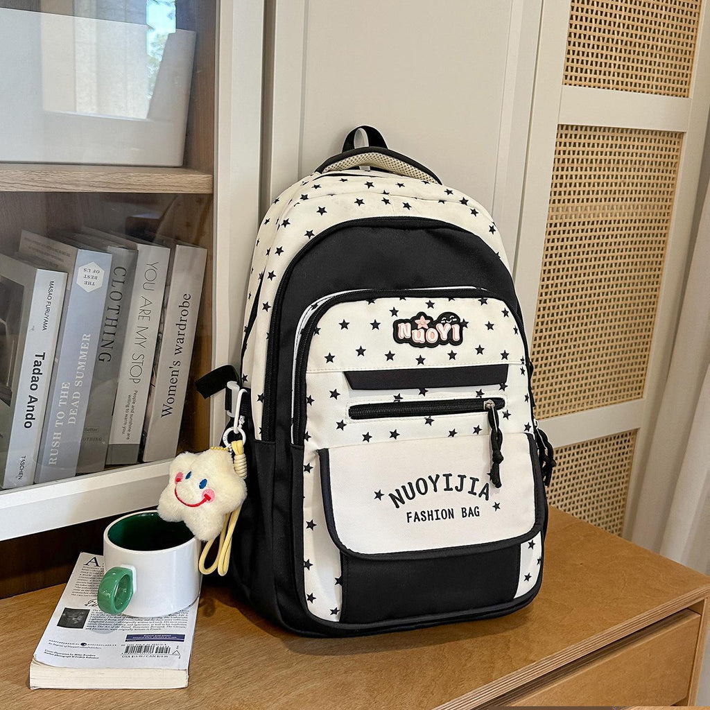 Bloc de couleur High Apparence Multi Compartiment Sac à dos léger