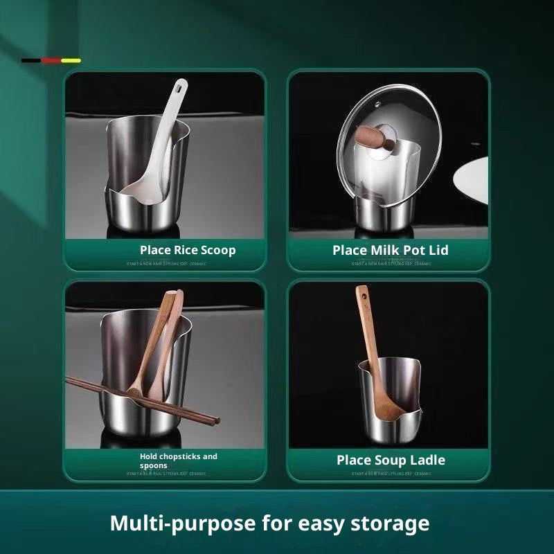 Porte-spoon en acier inoxydable de cuisine