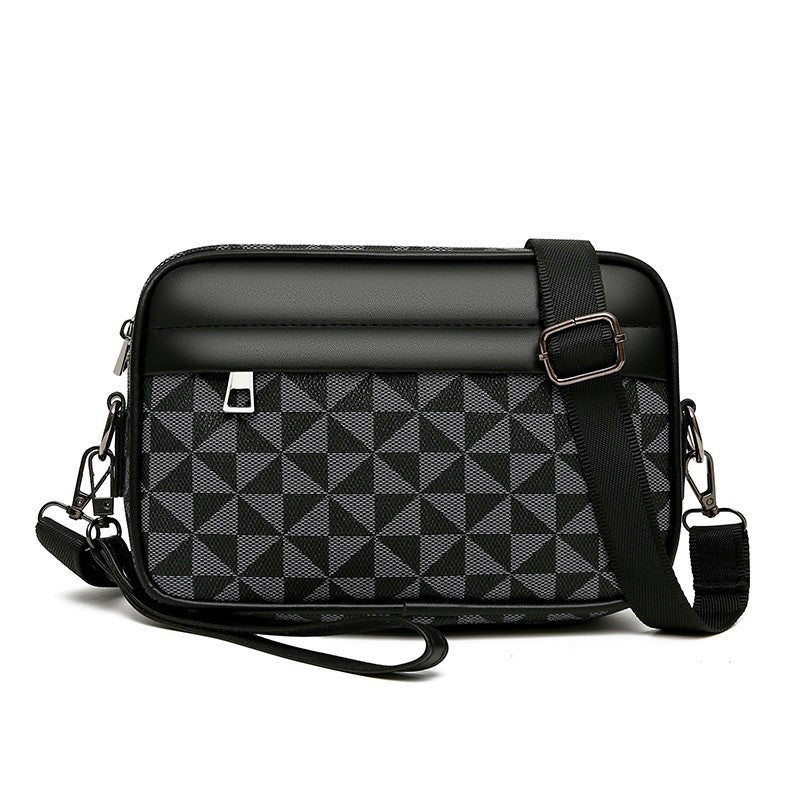 Fashion Simple Mobile Phone Bag Casual Clutch Crossbody Sac pour hommes