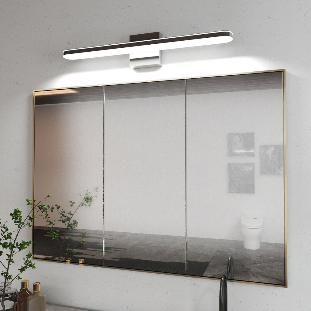 Salle de bain moderne luminaires Dimmable LED lumières de vanité Chrome lampes pour miroir de bain