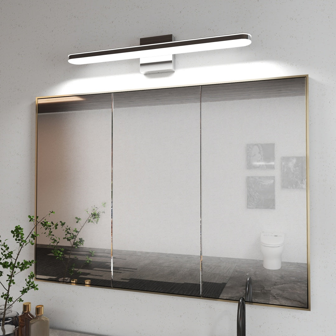 Salle de bain moderne luminaires Dimmable LED lumières de vanité Chrome lampes pour miroir de bain