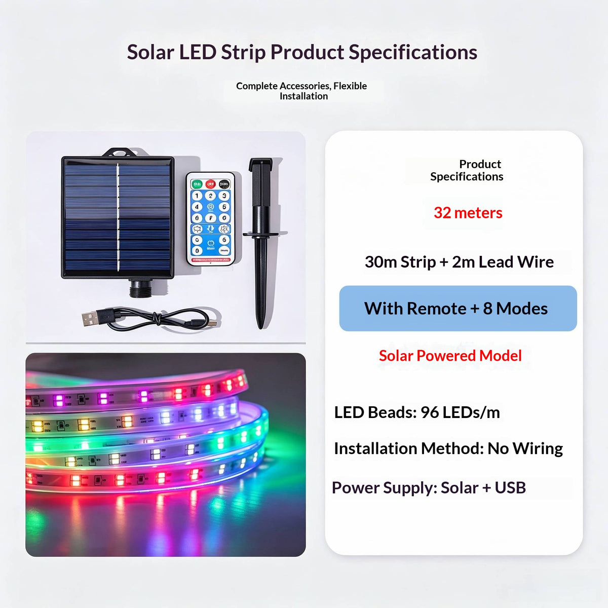 Bande de lumière solaire colorée