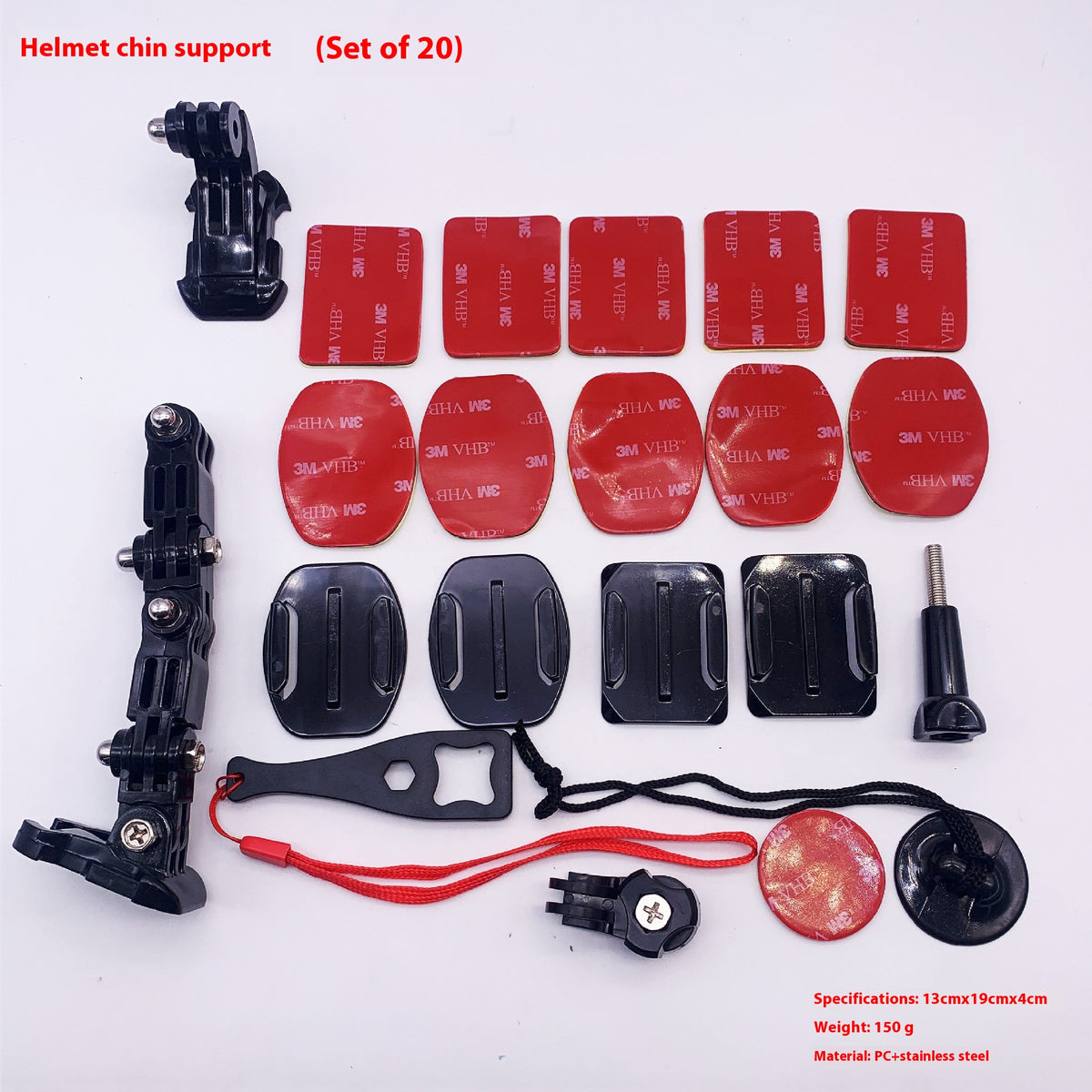 Casque de moto Chin Support fixe Accessoire
